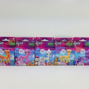 My Little Pony Action figures cake decorations set aproximately 2" = or -
